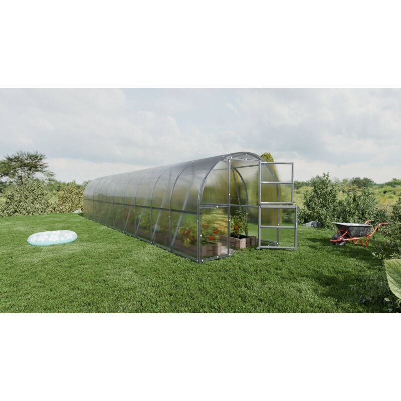 Meistro Kodas - Certifié Serre klasika baltic lt 3 x 12 m (36 m²), 6 mm avec revêtement en polycarbonate