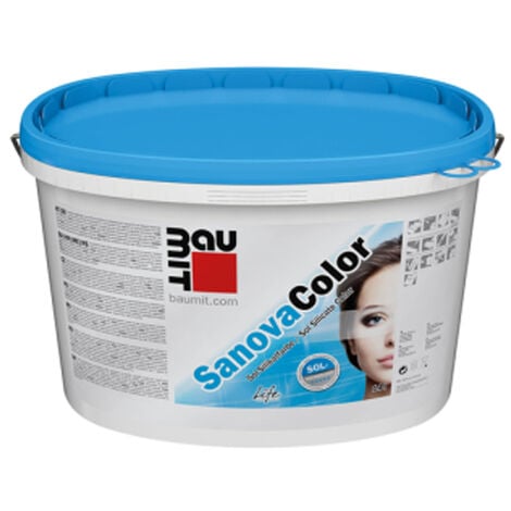 BAUMIT SanovaColor weiß 14l Silikat-Fassadenfarbe