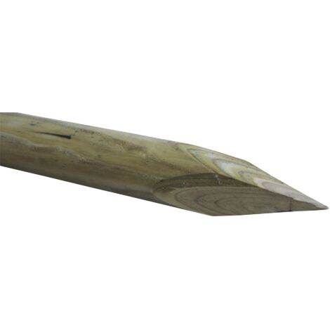 Baumpfahl 200 cm, Ø 6 cm, kesseldruckimprägniert Holzpfosten