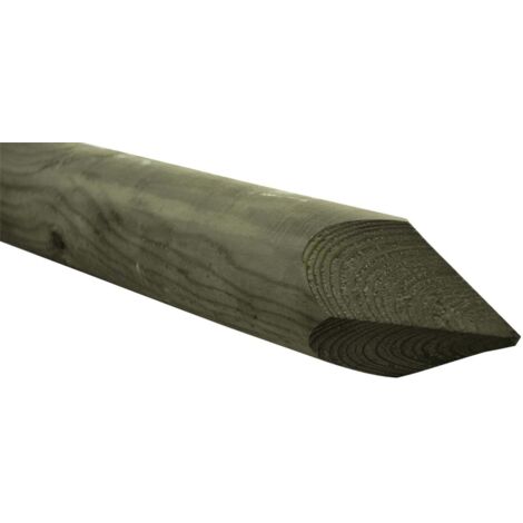 Baumpfahl 50 cm, Ø 6 cm, kesseldruckimprägniert Holzpfosten