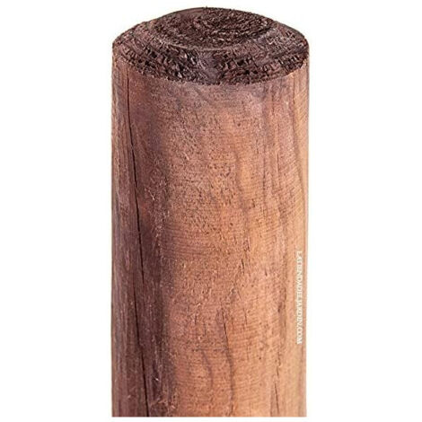 Baumpfahl Ø8 cm x 150 cm, Rundholzpfähle, Palisaden, Befestigungspfähle