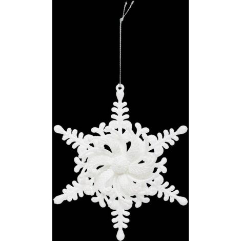 Baumschmuck Deko-Stern weiß 14cm - Atmosphera créateur d'intérieur