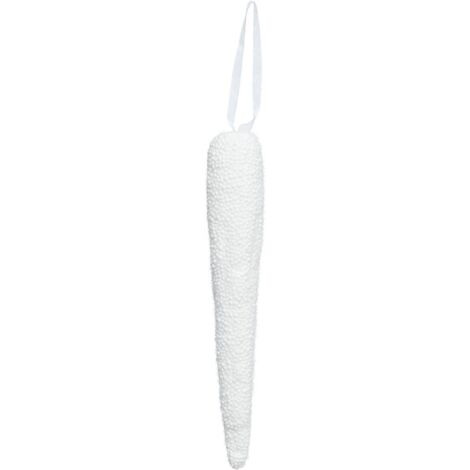 Baumschmuck Eiszapfen Kugeln weiß 25cm - Atmosphera créateur d'intérieur