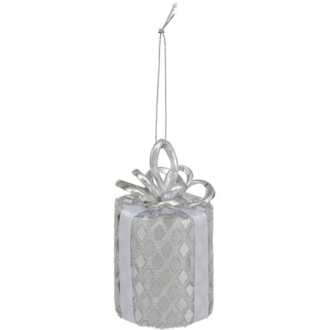 Baumschmuck Geschenk Sequin silber 10cm - Atmosphera créateur d'intérieur