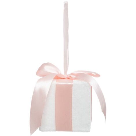 Baumschmuck Geschenkband rosa weiß 8cm - Atmosphera créateur d'intérieur