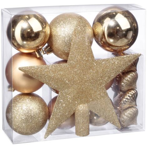 Baumschmuck-Set 18 Teile gold - Feeric lights & christmas