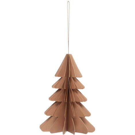 Baumschmuck Tanne beige 15cm - Atmosphera créateur d'intérieur