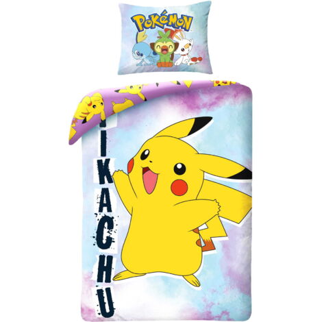 Baumwollbettwäsche 140x200 Pokemon Pikachu