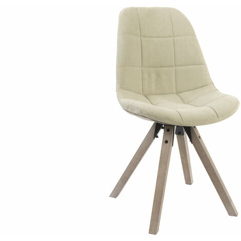 Baumwollpolyester Stuhl 47x55x85 natürliches Beige Material Polyester Baumwollholz Farbe Multicolor -Familien -Stühle und Stühle Details