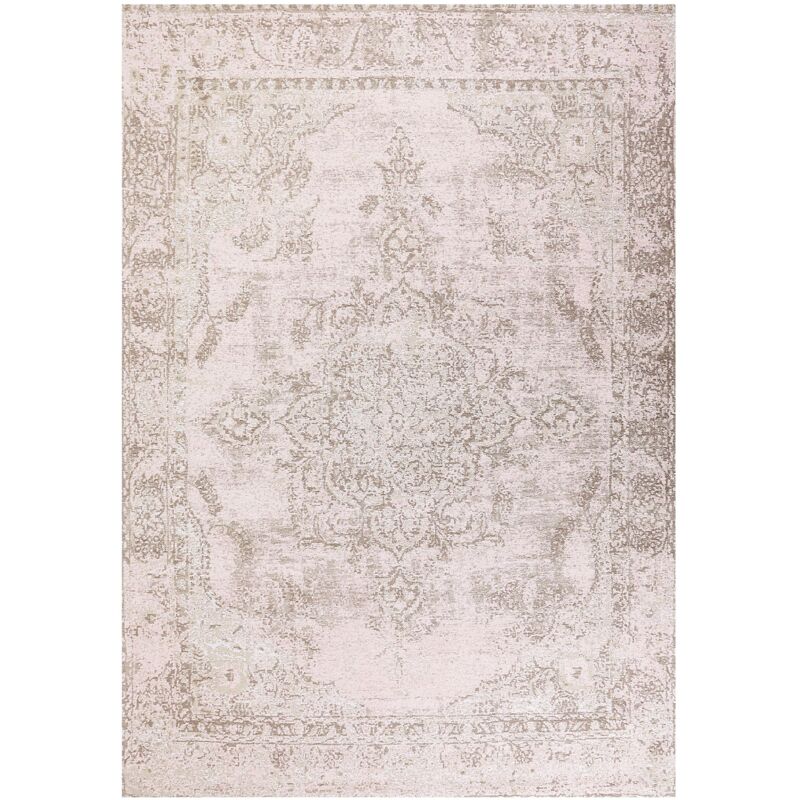 Beliani Teppich Matarim Rosa 160 X 230 Cm Baumwolle