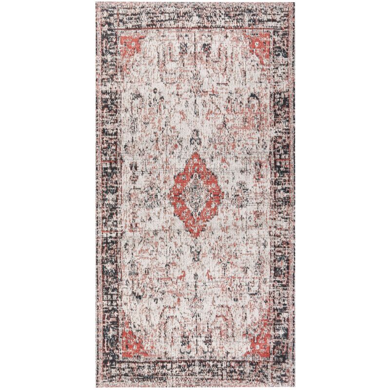 Beliani Teppich Attera Beige 80 X 150 Cm Baumwolle