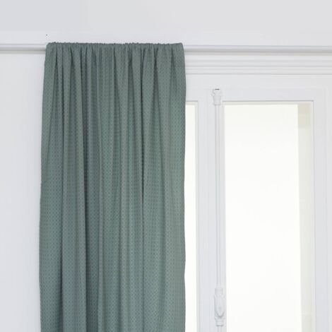 Baumwollvorhang mit Honigwabenmuster WIDDY, 130 x 260 cm