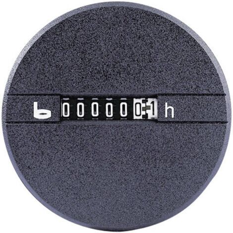 Bauser 266.2/008-022-0-1-001 266.2/008-022-0-1-001 Compteur horaire DC rond 12-24Vdc Bauser 266.2