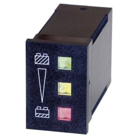 Bauser 3800/008.3.1.0.1.2-003 Verde: ≥ 24 V, giallo:  24 V ≥ 22 V, rosso:  22 V