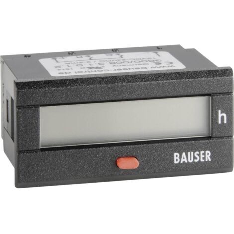 Bauser 3800.3.1.0.1.2 Compteur horaire numérique
