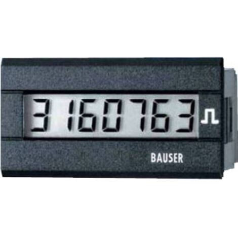 Bauser 3810/008.2.1.7.0.2-003 Compteur numérique Bauser 3810.2.1.7.0.2 - noir