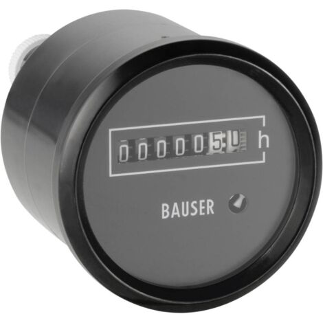 Bauser 588.2/008-021-0-1-001 588.2/008-021-0-1-001 Compteur horaire DC rond 10-80Vdc Bauser 588.2