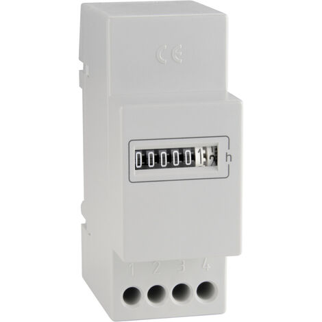 Bauser 661.6/008-001-1-1-001  Betriebsstundenzähler 661.6/08