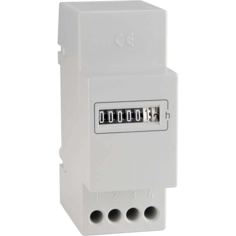 666.6/008-022-0-1-001 Compteur horaire pour rail din, série 660 - Bauser