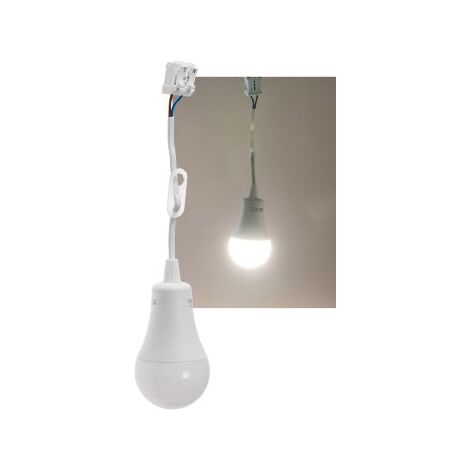 Baustellen-Leuchte A60 mit 15cm Kabel 12W, 1130lm, 4000K neutrralweiß