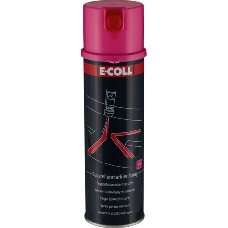 Baustellenmarkierspray 500ml pink E-COLL EE