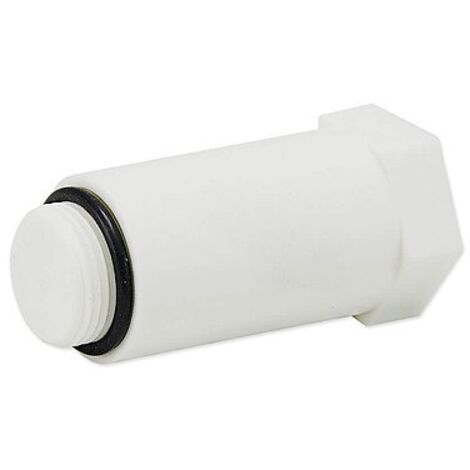Baustopfen-Kunststoff weiß 3/4''