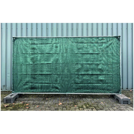 Bauzaunnetz, grün 1,80m x 3,45m
