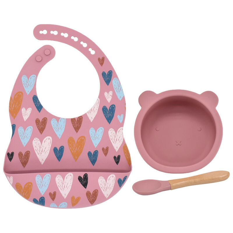 Bavaglini in silicone per neonati Comodi bavaglini...