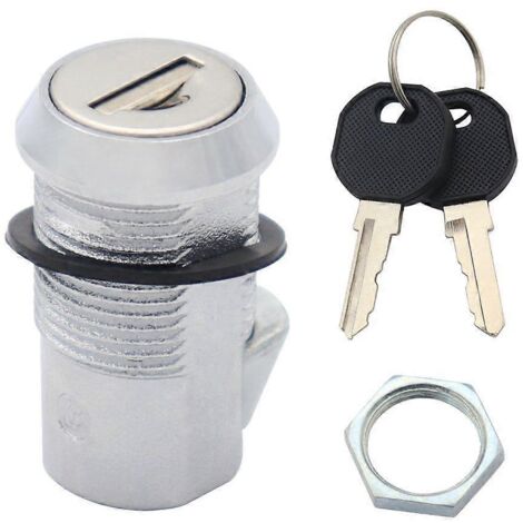 Bavette à came pour armoire, serrure de remplacement pour porte de remorque, cylindre pour boîte à outils et camping-car, verrou de tiroir universel.
