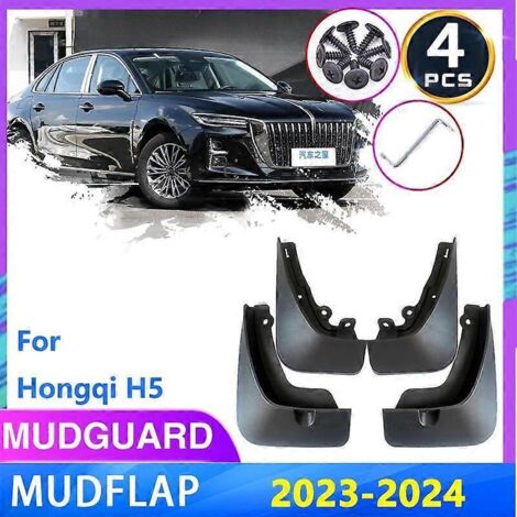 bavettes garde-boue pour Hongqi H5 II Ousado 2023 2024, garde-boue avant et arrière, protection des roues, bavettes anti-éclaboussures, accessoires auto