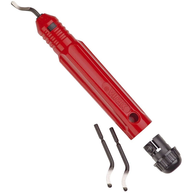 Virax - Ebavureur crayon avec 3 lames Cu, pvc, pehd