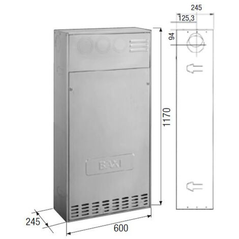 BAXI Cassa contenimento universale caldaia codice prod: KHG71410991