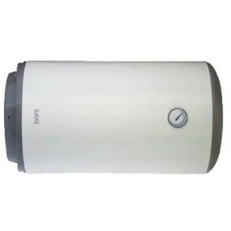 Baxi – Chauffe-eau électrique horizontal 80 litres – Installation facile – Efficacité énergétique classe C – Acier verre-porcelaine – Isolation polyuréthane