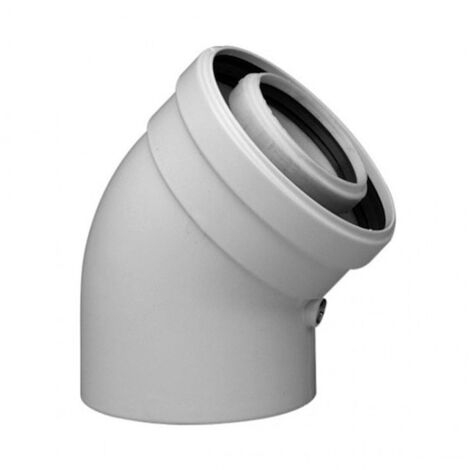BAXI Ricambio khg71405981 curva 45° coassiale ht codice prod: KHG71405981