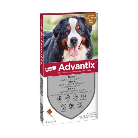 BAYER ADVANTIX SPOT ON 6 PIPETTE CANI 40-60 KG