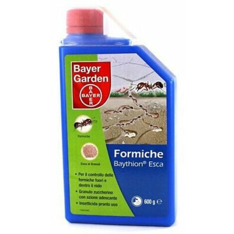 Bayer Garden 435826 Baythion - Esca per Formiche, 600 gr insetticida pronto uso