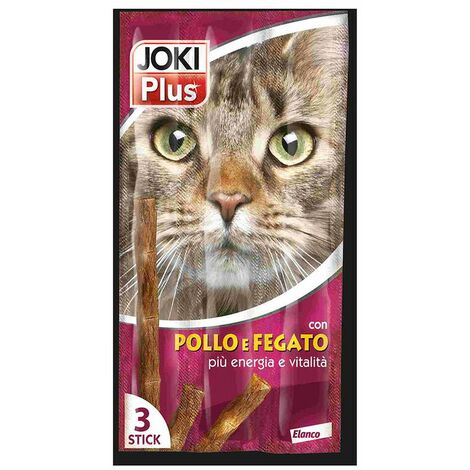 Bayer Gatto Snack Joki Plus 3 Stick 12gr Fegato e Pollo