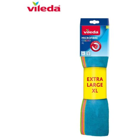 DARMAN Bayeta Microfibra Colors XL 4 Unid. 167787 Vileda