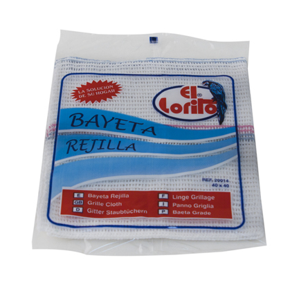 

Bayeta Rejilla Csurtidos B/i - LORITO - 200147 - 40X45 CM..