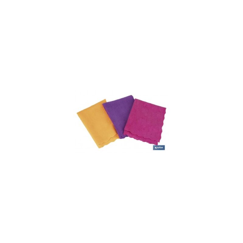 

Pack 3 bayetas microfibra modelo perky 30x30cm venta unitaria