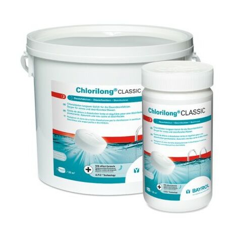 Bayrol – Chlore désinfectant chloré pour piscine – Galets de 250 g – Seau de 5 kg – Technologie A.P.O.® pour libération homogène
