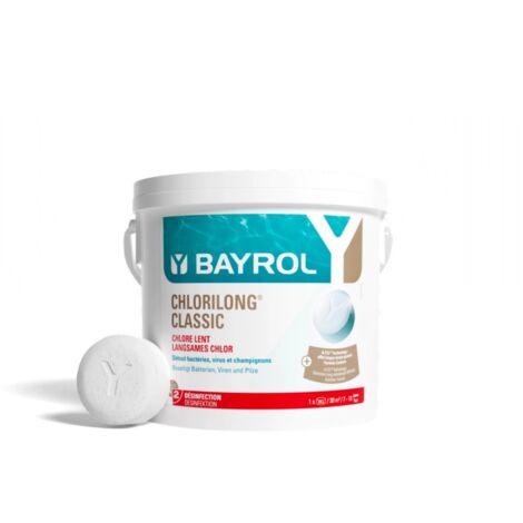 BAYROL e-Chlorilong® CLASSIC - 200g Chlortabletten+92% Aktivchlor 5kg