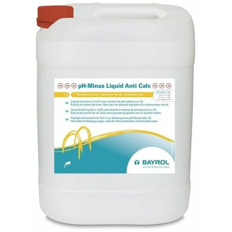 Bayrol pH Minus Liquid Anti Calc - pH Moins avec anticalcaire Liquide concentré 20L