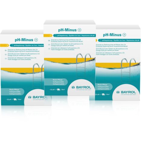 Bayrol Set 3 x pH-Minus á 2,0 kg
