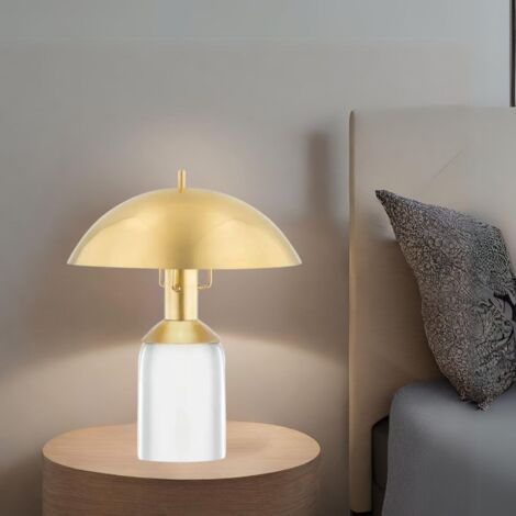 Bayside Grande Lampe de Table 1 Lumière Laiton