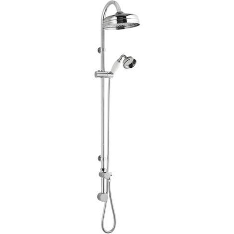 Bayswater Concealed Rigid Riser Shower Kit with Fixed Head and Handset Chrome