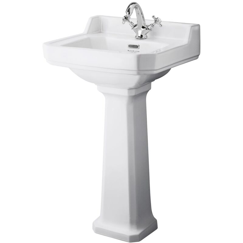 Fitzroy Basin with Large Full Pedestal 500mm Wide 1 Tap Hole - Bayswater
