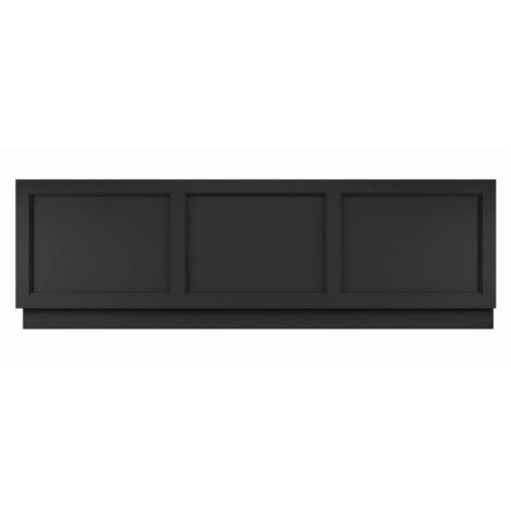 Bayswater Matt Black MDF Bath Front Panel 560mm H x 1800mm W