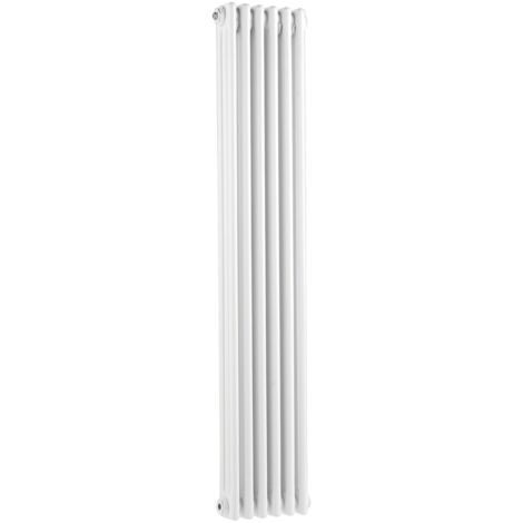 Bayswater Nelson 3-Column Vertical Radiator 1500mm High x 291mm Wide White