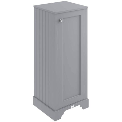 Bayswater Plummett Grey Tall Boy Storage Unit 465mm Wide